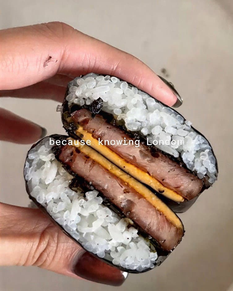 Spam Musubi with Cheese recipe