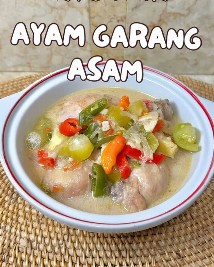 Ayam Garang Asam (Central Java Spicy Sour Chicken Stew) recipe