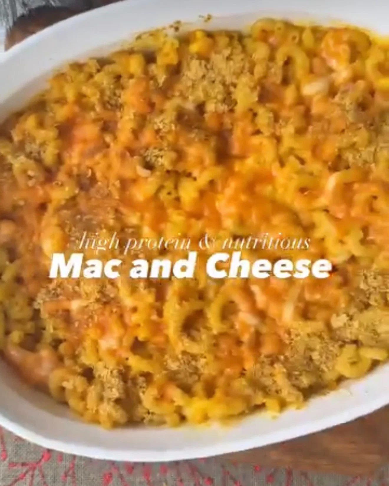 Healthy Glow-Up Mac and Cheese recipe