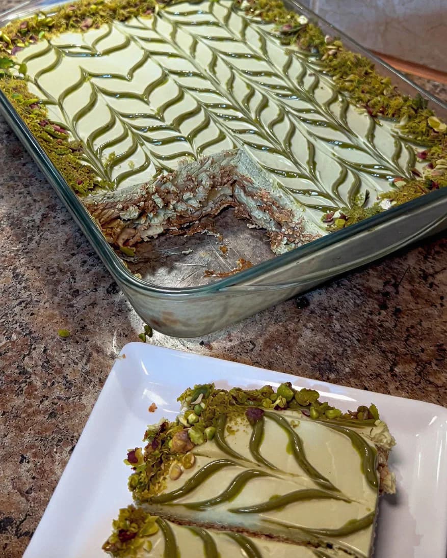 Pistachio Tiramisu recipe