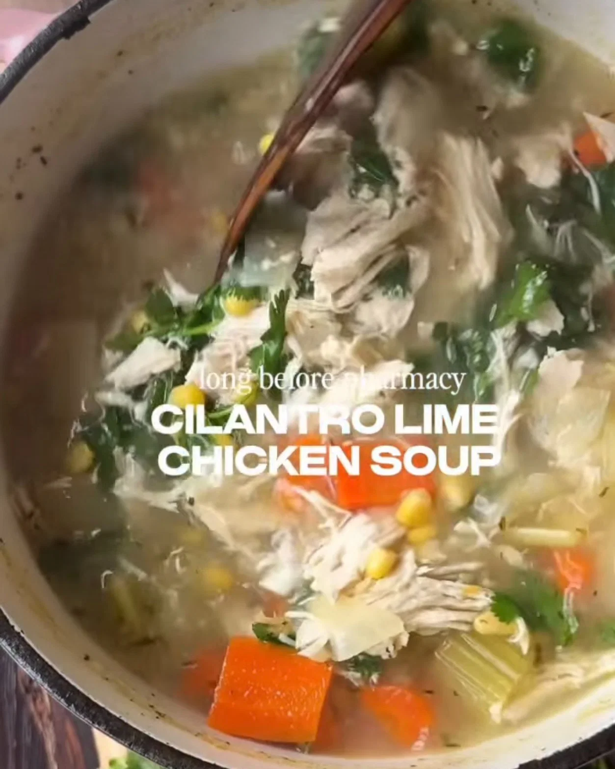 Cilantro Lime Chicken Soup recipe