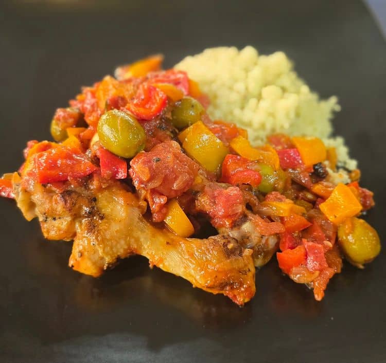 Chicken Cacciatore & Cous Cous recipe