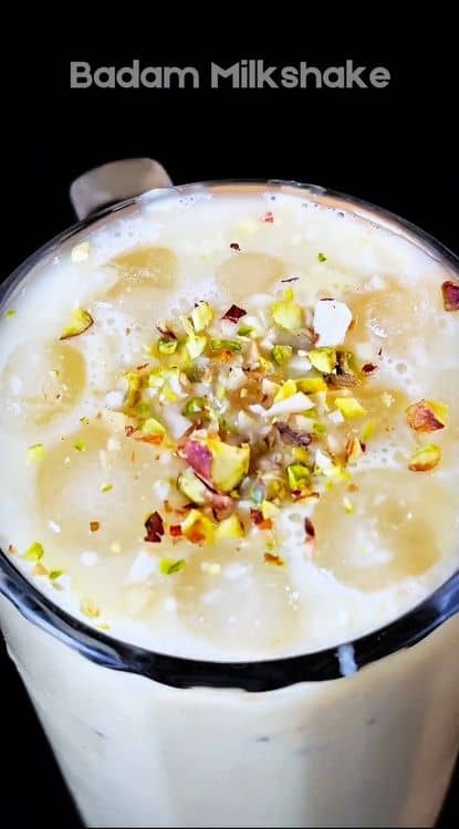 Classic Badam Milkshake Recipe recipe