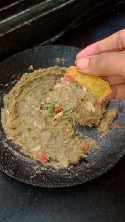 Veg. Avocado Dip for Nachos or Khakra recipe