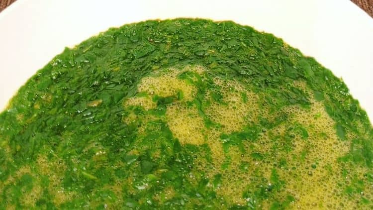 Spinach and Jute Mallow Stir Fry recipe