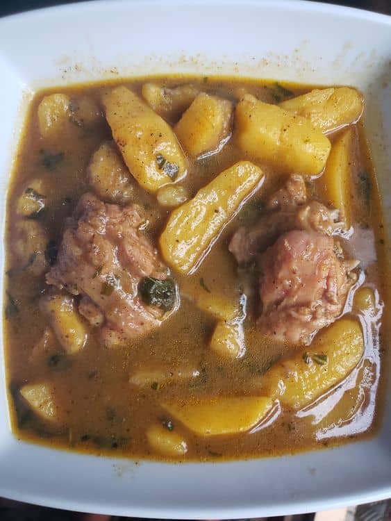 Irish potato turkey peppersoup recipe