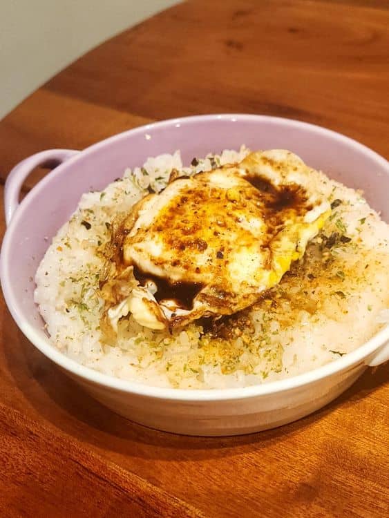 Furikake Egg on Rice recipe