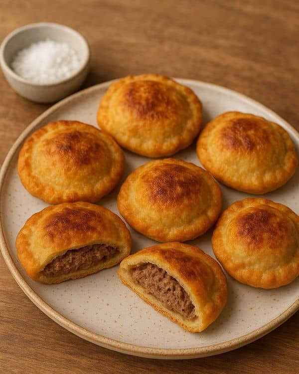 Savory Liver-Spread Onion Puffs recipe