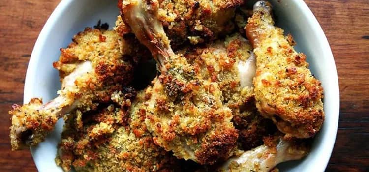 Crispy Baked Chicken Thighs and Drumsticks recipe