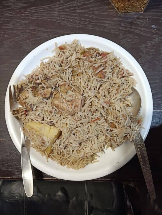Chicken White Biryani recipe