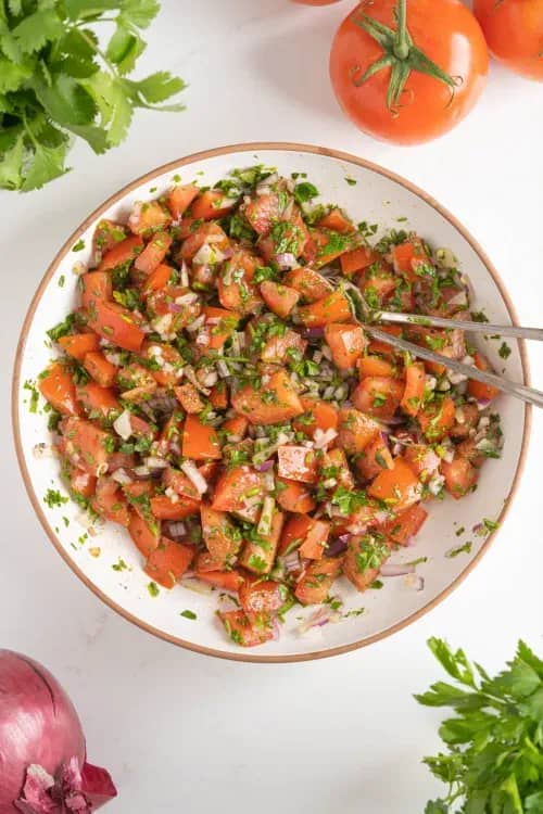 Moroccan Tomato Side Salad recipe