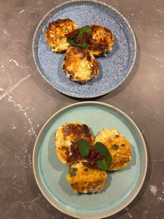 Savory twist on syrniki recipe