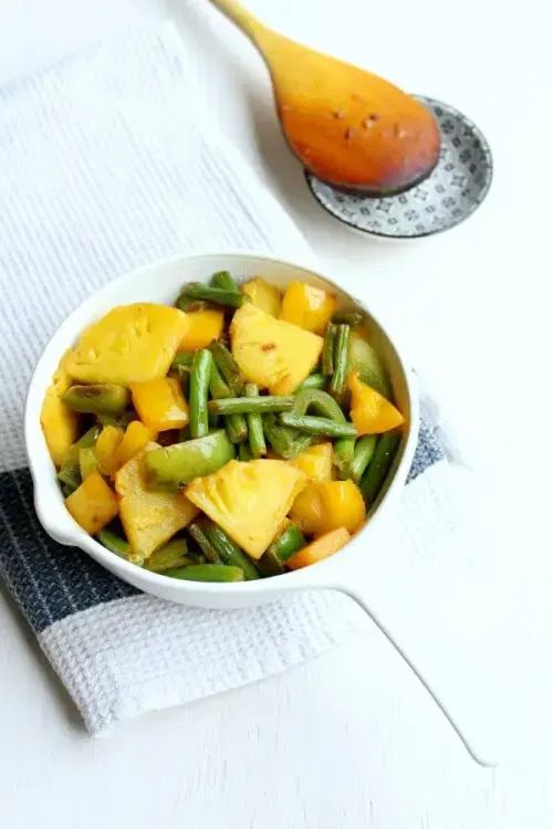 Pineapple and Bell Pepper Stir Fry recipe
