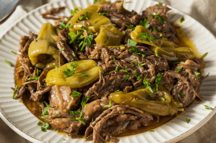 Slow Cooker Pepperoncini Pot Roast recipe