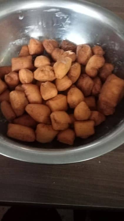 Soft Mandazi with Orange Peels, Cardamom, Cinnamon, and Turmeric recipe