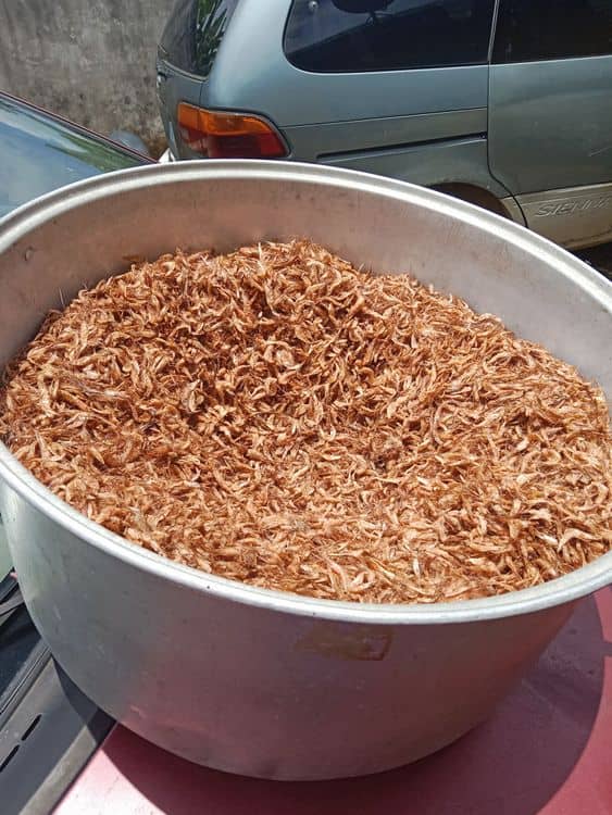 Crayfish drying recipe