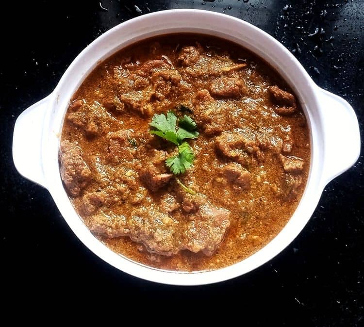 Varutharacha Beef Curry recipe