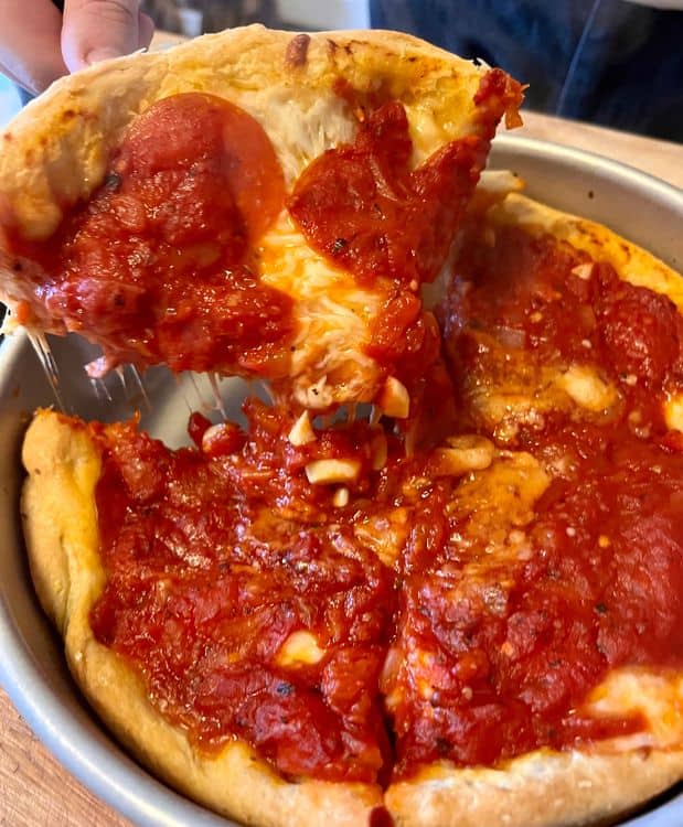 Deep Dish Pizza recipe