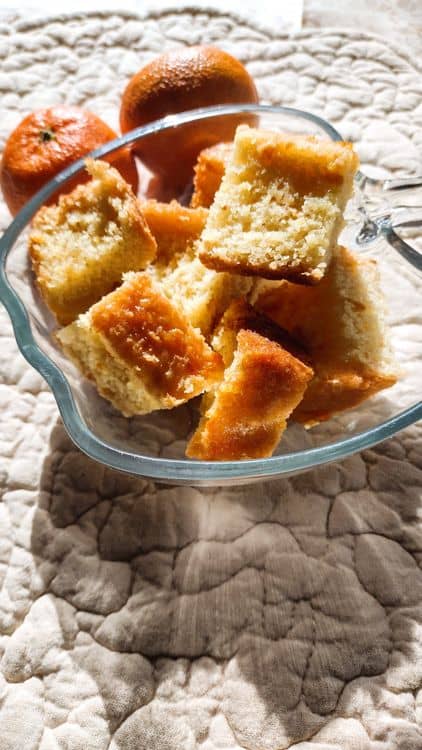 All Natural Orange Tea Cake recipe