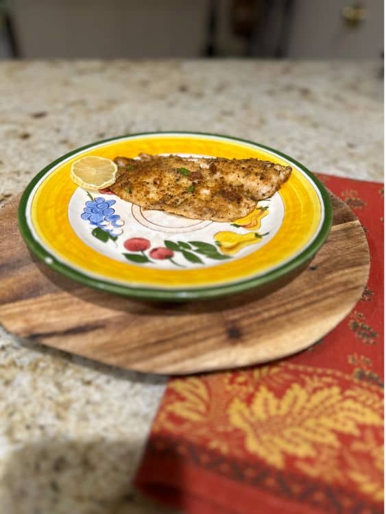 Seasoned Baked Tilapia recipe