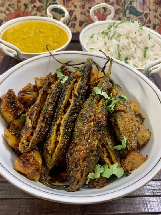Stuffed Bitter Gourd (Bharwa Karela) recipe