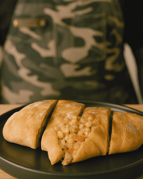 Blackened Chicken Calzone recipe