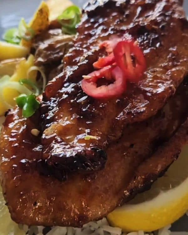 Gochujang Honey Glazed Chicken Breast recipe