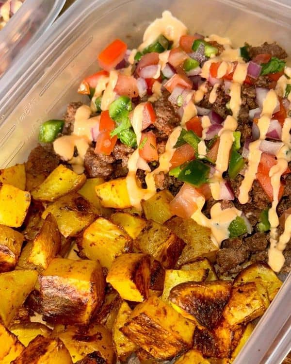 Taco Potato Bowls recipe