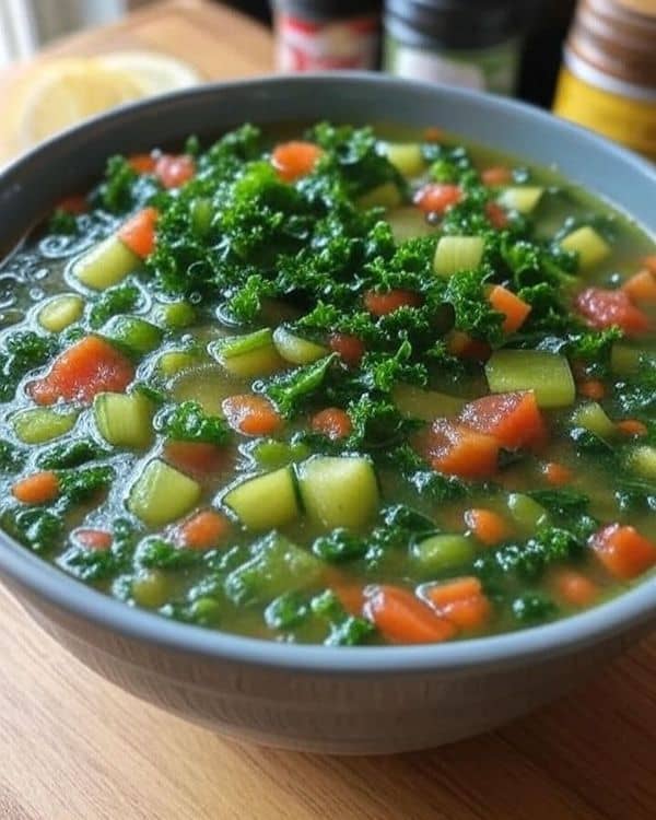 Low-Calorie Veggie Detox Soup recipe