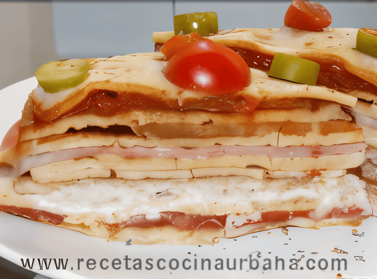 Savory Crepe Cake recipe