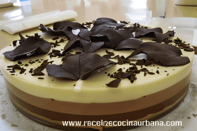 Three-Chocolate Cake recipe