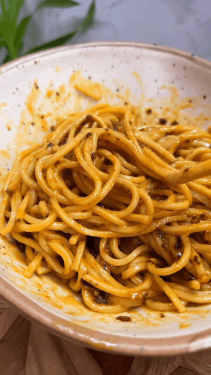 Spicy Peanut Butter Noodles recipe