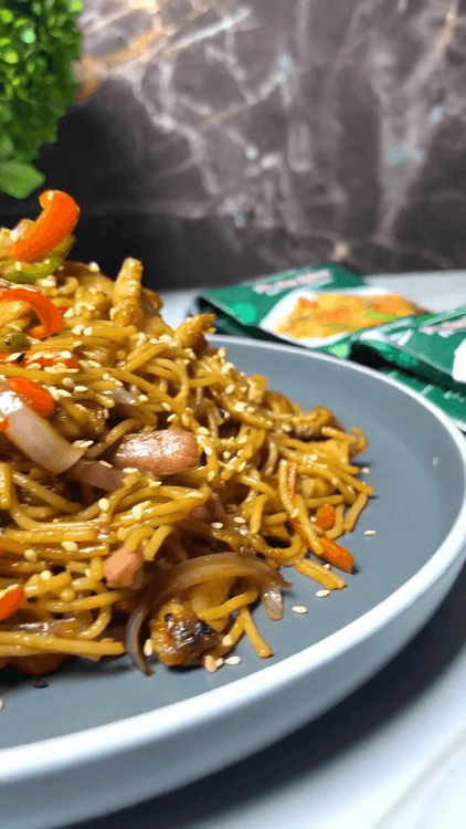 Spaghetti Stir-Fry recipe