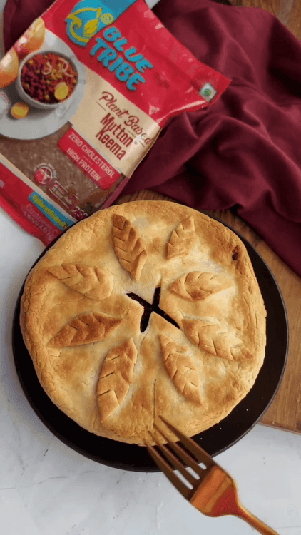 Plant-Based Mutton Keema Pastry recipe