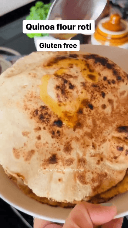 Quinoa Flour Roti recipe
