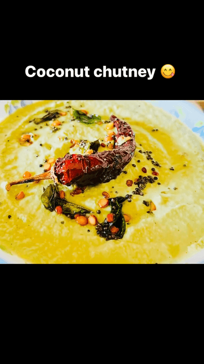 Restaurant Style Coconut Chutney recipe