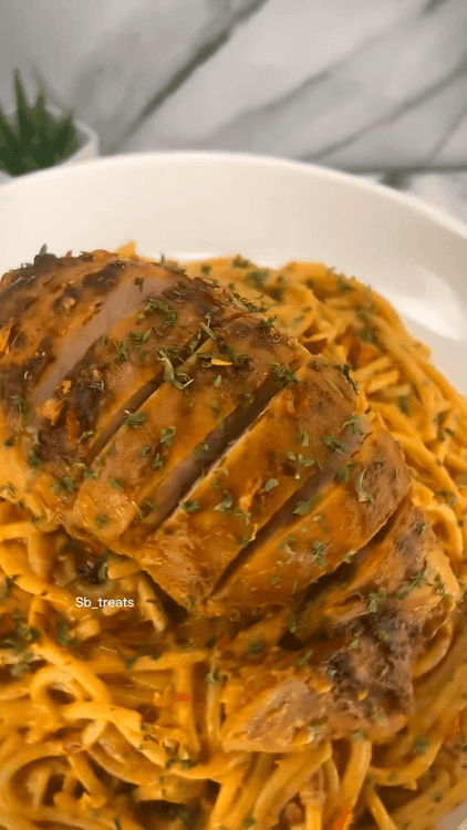 Jollof Creamy Pasta recipe