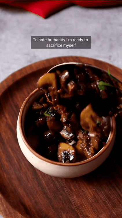 Butter Garlic Mushroom recipe