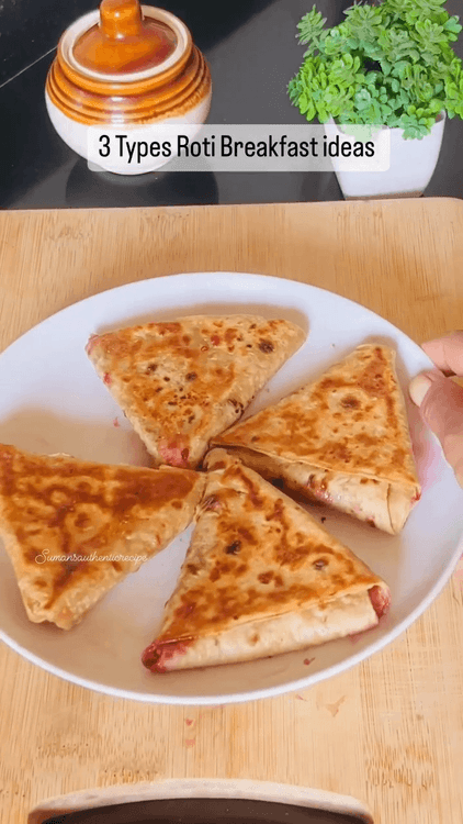 Healthy Roti Breakfast Ideas recipe