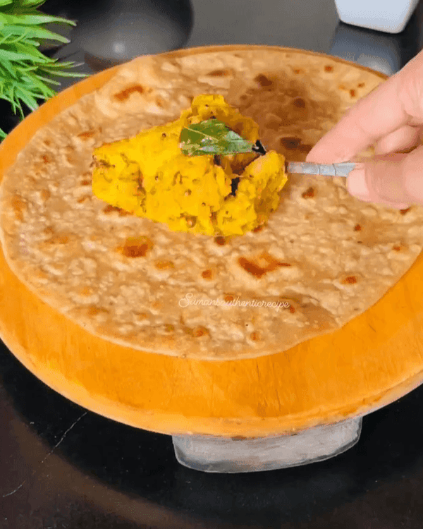 Pav Bhaji Masala Roti Sandwich recipe