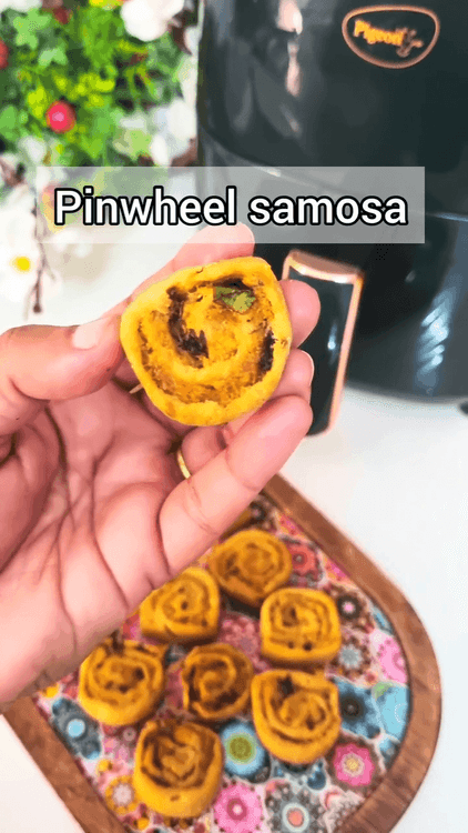 Pinwheel Samosa recipe