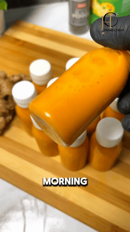 5 Ingredients Ginger Shots recipe