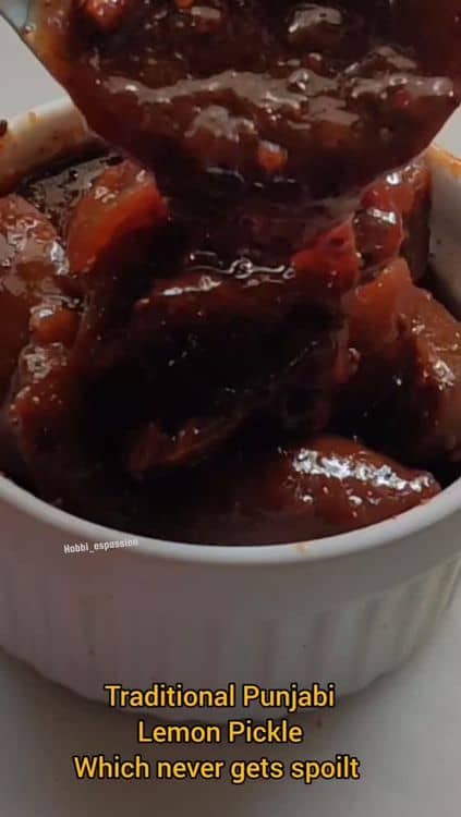 Traditional Punjabi Kala Nimboo ka Achaar recipe