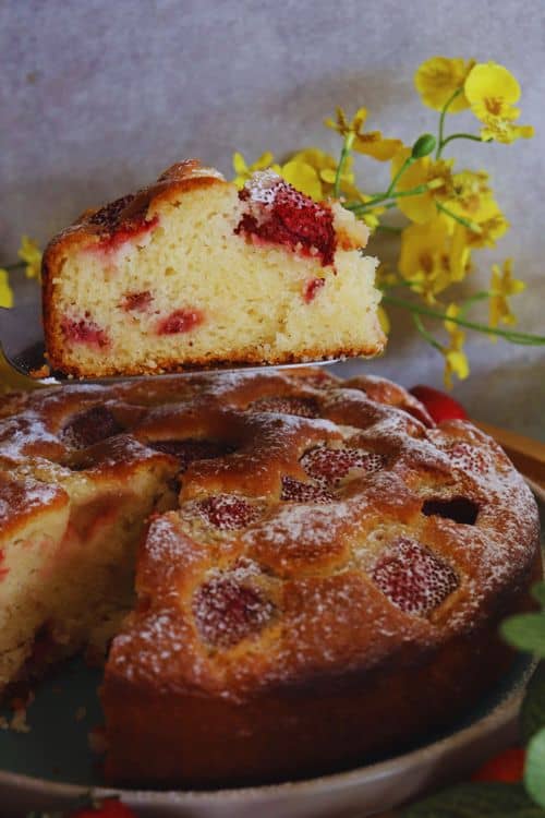 Strawberry Cake - Soft, Moist & Irresistible recipe