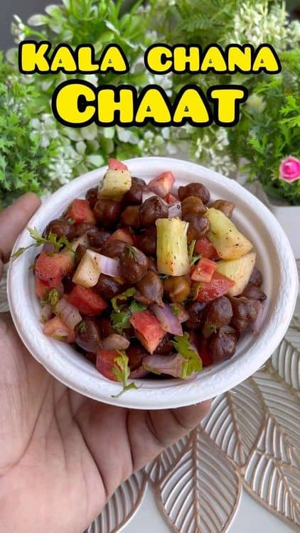 Kala Chana Chaat recipe