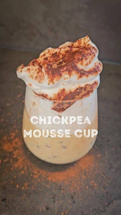 Protein-Packed Vegan Chocolate Chickpea Cup recipe