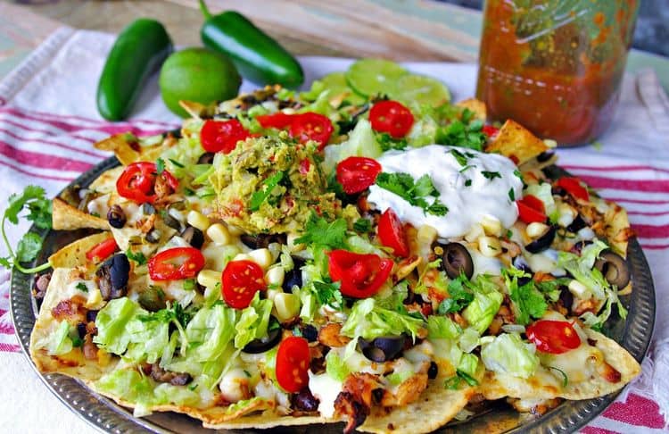 Smoked Chicken Nachos recipe