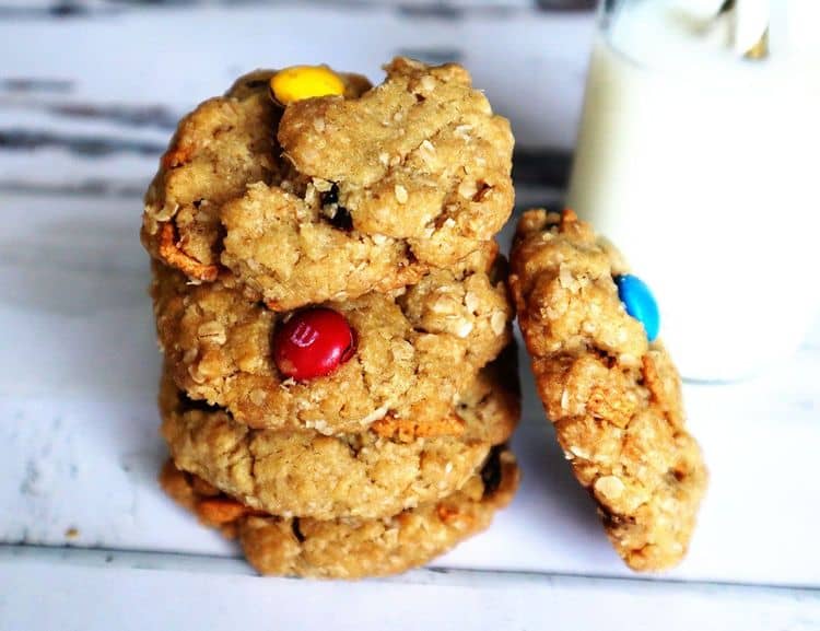 Chocolate Oatmeal Crunch Cookies recipe