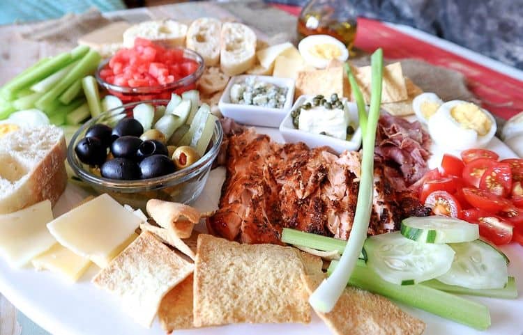 Smoked Salmon Platter recipe
