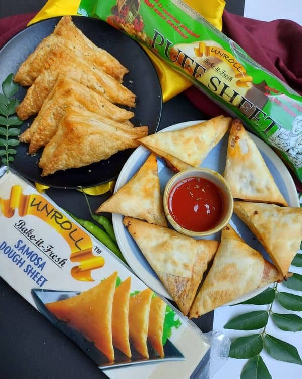 Patty and Cheese Samosa recipe